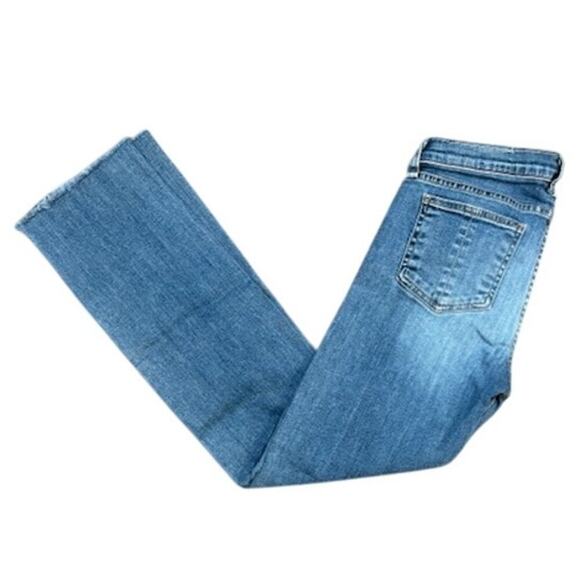 rag & bone Denim - Rag & Bone Low-Rise 5-Pocket Straight Leg “Elgin” Distressed Jeans – Size 25